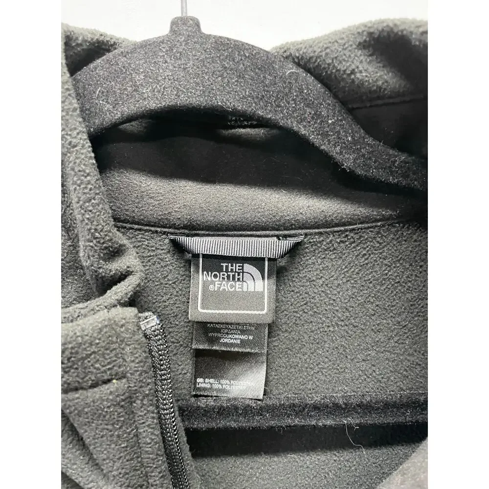 North Face Men's Fleece Vest Size XL Black color Embroidered Logo on Chest